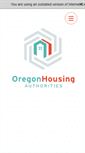 Mobile Screenshot of orhousingauthorities.org